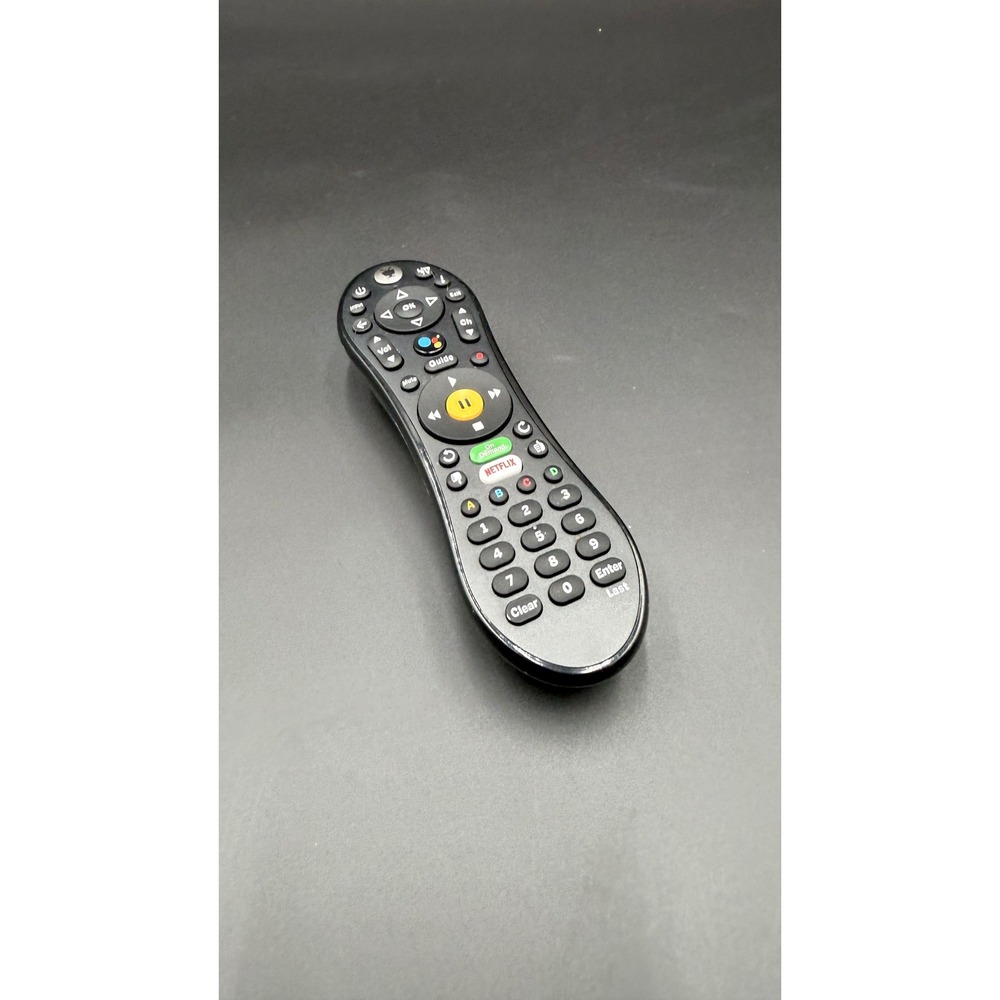 TiVo Creek Voice Remote Control with Netflix Button Black Bluetooth IR